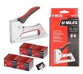 KROST Miles Kangaro New Metal Body Ts-623 Gun Tacker, Staple Gun with Free 20,000 Staples (Red)