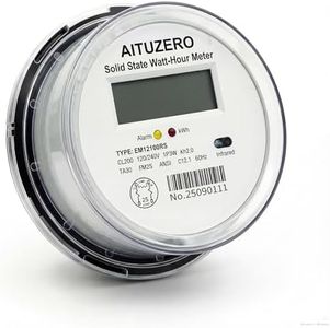 Digital Electric Sub Meters for Landlords, 120/240V CL200 Single Phase 3 Wire, Electricity Usage Meter, Power Energy Meter, kWh Sub Meter, ANSI Form 2S Electric Submeters for RV Power, Rental Units