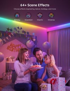 Govee 10m RGBIC LED Strip Lights – Color Changing, Smart App Control
