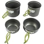 G4Free 2/4/13 PCS Camping Cookware 