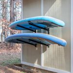 StoreYourBoard G-SUP Wall Mounted Standup Paddleboard Storage Rack, Adjustable Levels, Stand-up Paddle Board Holder