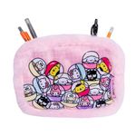 Blue Sky Studios Hello Kitty Plush Pencil Case, Back to School Stationery Pouch, Kawaii Pen Bag, Cute Travel Cosmetic Bag, Hello Kitty Gifts