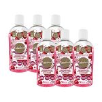 Fabulosa 4 in 1 Concentrated Antibacterial Disinfectant All Purpose Cleaner, 220ml, 6 Pack , Black Cherry Merlot