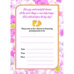 The Invitation Cards Baby Shower Invitations- Pack of 30, 5"x7"