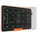 Wicue 21in Large Screen LCD Electronic Soccer Coach Board, Digital Strategy Tactic Marker Board with Stylus Pen for Sports Training, Tactical Plan, School Education, Coach Gift （Soccer）