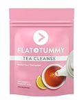 Flat Tummy Tea Cleanse - Colon Cleanse Tea with Senna Laxative for Constipation, Bloat and Gas Relief - Detox Cleanse ft. Dandelion Root - Bloating Relief Women