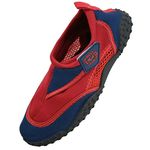 Aqua Beach Surf Wet Water Shoes Boys Girls Mens Womens Unisex Wetsuit Boots (Red Adult 3)