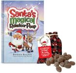 Reindeer Poop Candy Stocking Stuffers Candy Funny Stocking Stuffers for Adults Kids, Funny Christmas Stocking Stuffers and Magical Reindeer Poop Book Story(Bag)