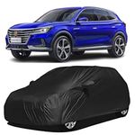 TRAUENIE Waterproof Car Body Cover Compatible with Morris Garages MG Marvel X | Premium Protection Against Rain, Snow, and UV Rays | Durable & Breathable Design | (Black)