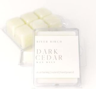 3 Pack Cedar Eucalyptus Scented Clean Natural Soy Wax Melts Tarts – Total 7.5 Oz. of Scented Wax Melts, Holiday Scent, Made in USA River Birch Candles