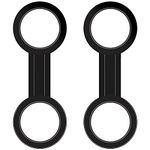 SIXQJZML 2 Pieces Scuba Diving Dive Snorkeling Silicone Snorkel Mask Strap Keeper Holder Clip Retainer Attachment Gear Spare Part Accessories