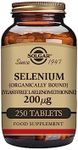 Solgar Yeast-Free Selenium 200 mcg, 250 Tablets - Supports Antioxidant & Immune System Health - Non-GMO, Vegan, Gluten Free, Dairy Free, Kosher - 250 Servings