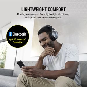 CORSAIR VIRTUOSO RGB Wireless Gaming Headset – Black