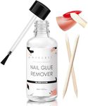 Makartt Nail Glue Remover for Press on Nails - 30ML Press On Nail Remover Easy Removal Debonder for Glue on Nail Tips,Non-Acetone Nail Polish Remover