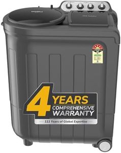 Whirlpool 9 kg 5 Star Semi-Automatic Top Loading Washing Machine (MAGIC CLEAN 9.0 GREY DAZZLE,2x Drying Power)