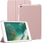 JETech Case for iPad mini 1/2/3, Protective Hard Back Shell Soft-Touch Tablet Stand Cover, Auto Wake/Sleep (Rose Gold)