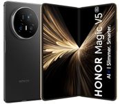 HONOR Magic V5 5G AI Foldable Phone, Sim Free, 8.8mm Folding Screen Smartphone, 5690mAh All-Day Battery, 16GB+512GB, Snapdragon® 8 Elite Mobile Platform,Eye Comfort Display, Dual SIM,Android 15, Black