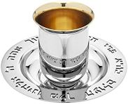 Godinger Kiddush Cup and Saucer Judaica Reserve