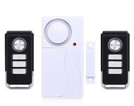 Meichoon Door Alarm Wireless Windows Open Doorbell Pool Ring Chime for Store Home Security Sensor Anti-Theft Burglar 105 dB Loud for Kids Safety Home Security with 2 Remote Control