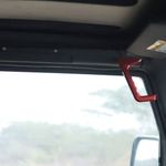 CLOUDSALE ; Your Store. Your Place LED Cloudsale 4X4 Grab Handle - Red & Black,Strong, Heavy Duty, Compatible For Mahindra Thar 2021-2022 Grab Handle.
