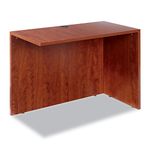 Alera ALEVA354224MC Valencia Series 42 in. x 23-5/8 in. x 29-1/2 in. Reversible Return/Bridge Shell - Medium Cherry