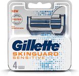 Gillette Skinguard Manual Shaving Razor Blades- Pack Of 4 Cartridges, Men