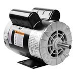 VEVOR 3HP Air Compressor Electric Motor, 230V 15 Amps, 56 Frame 3450RPM, 5/8" Keyed Shaft, CW/CCW Rotation, 1.88" Shaft Length for Air Compressors