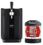 PerfectDraft Black beer bundle with Camden Hells 6L keg, Philips home dispenser.