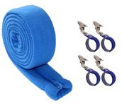 6 Ft CPAP Hose Cover with 4 Holding Clips, Soft Fleece Tubing Wrap Insulator with Zipper, Universal and fit Most CPAP Tubing.