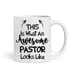 Misaavi This is What an Awesome Pastor Looks Like, Choose Your Favorite from List, Best Coffee Mug Gift Idea 11oz/325ml Ceramic Coffee/Tea/Milk Mug. (Pastor)