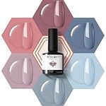 Modelones Gel Nail Polish Set, 6 Co