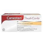 Canesten Thrush Combi Pessary & External Cream for Thrush Treatment | Clotrimazole | Two-Step Complete Relief Thrush Treatment