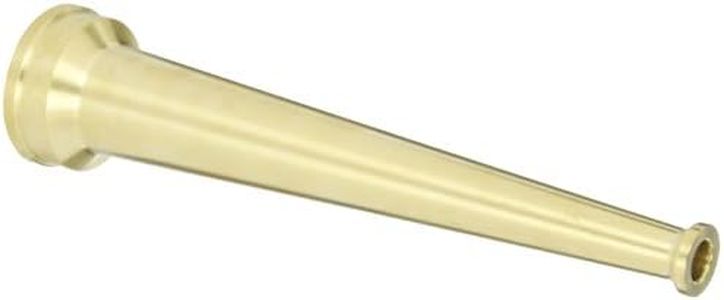 Dixon Valve BN15F Brass Fire Equipment, Plain Hose Nozzle, 1-1/2" NST (NH), 10" Length, 1/2" Orifice