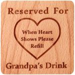 Drink Coasters for Grandpa‘s Gift -