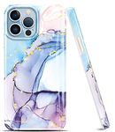 luolnh Gold Glitter Sparkle Case Compatible with iPhone 13 Pro Max Case Marble Design Shockproof Slim Soft Silicone TPU Bumper Cover Phone Case for iPhone 13 Pro Max 6.7 Inch 2021(Purple/Mint)