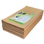 S&X Sand Sheets for Bird Cage 120-Pack 43cm x 28cm Birdcage Sandpaper Liners Disposable | Accessories for Parakeets Cockatiels Canaries Finches Conures Easier Cleaning and Bird Health