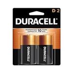 Duracell Coppertop D Batteries, 2 C