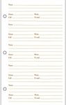 LANG Address Book Refill Pages (0113100)
