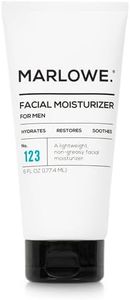 MARLOWE. No. 123 Men's Facial Moisturizer 6 oz, Lightweight Daily Face Lotion for Men, Includes Natural Extracts to Hydrate, Soothe & Restore, Light Aloe Citron Scent