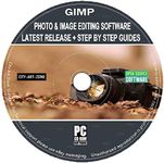 GIMP latest And Updated Premium Photo Editor 2020 Professional Image Editing Software CD for PC - Windows 10 8.1 8 7 Vista XP, Mac OS X - Full Program - Unlimeted licence - No monthly