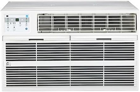 PerfectAire 4PATW10000 10,000 BTU Thru-the-Wall Air Conditioner with Remote Control, EER 10.6, 400-450 Sq. Ft. Coverage, White