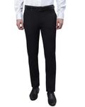 Mens Black Slim Fit Dress Pants