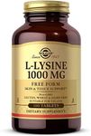 Solgar L-Lysine 1000 mg, 100 Tablets - Enhanced Absorption and Assimilation - Promotes Integrity of Skin and Lips - Collagen Support - Amino Acids - Non GMO, Vegan, Gluten Free - 100 Servings