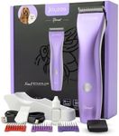 JOYZZE Hornet Purple 5-in-1 Cordless Stylish Dog Clippers for Powerful Grooming