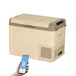 Alpicool GE40 40L Car Fridge Freezer Portable Compressor Car Refrigerator 12/24V Electric Cooler for Camping, Road Trip, Picnic, Down to -20℃