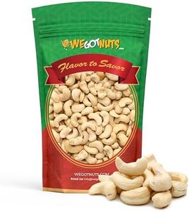 Raw Whole Unsalted Cashews – 5 lbs.- Premium Quality Kosher Raw Cashews By We Got Nuts – Oil-Free Natural, Healthy & Diet-Friendly Snack – Gourmet Savory Flavor – Air-Tight Resealable Bag Package
