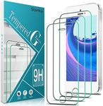 Slanku Pack of 3 Protective Glass Screen Protectors for iPhone 5, 5S, 5C, SE 2016 Screen Protector, Scratch Free, 9H Hardness, 0.33 mm Ultra Clear, Bubble-Free, Ultra Resistant, HD Screen Protector