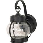 Nuvo 60/3459 One Light Outdoor Wall Mount, Black