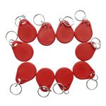 13.56mhz MIFARE Classic® 1K Fobs Tag,Red Color ABS Waterproof key (pack of 10)