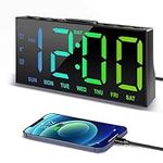 JALL Digital Alarm Clock with Large